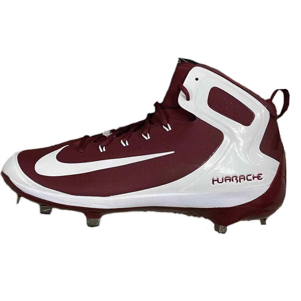 Nike Alpha Huarache Elite Metal Baseball Cleats Red 923428-612 Men's Size 15